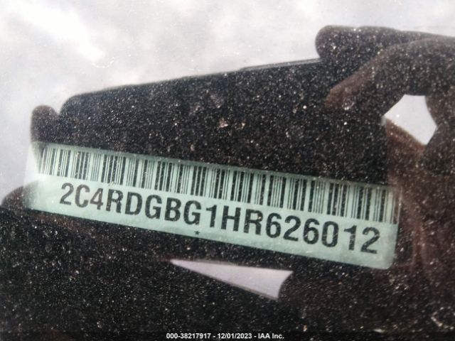 2C4RDGBG1HR626012 Dodge Grand Caravan Se Plus