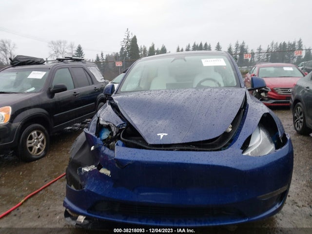 2023 TESLA MODEL Y AWD/LONG RANGE DUAL MOTOR ALL-WHEEL DRIVE VIN: 7SAYGDEE2PF885522