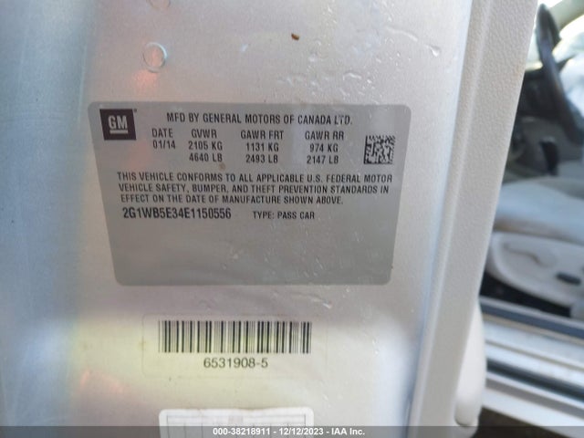 Chevrolet Impala Limited Lt 2014 2G1WB5E34E1150556 Image 9
