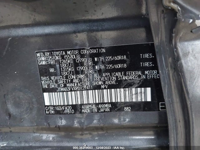 2023 TOYOTA RAV4 PRIME SE VIN: JTMAB3FVXPD127411