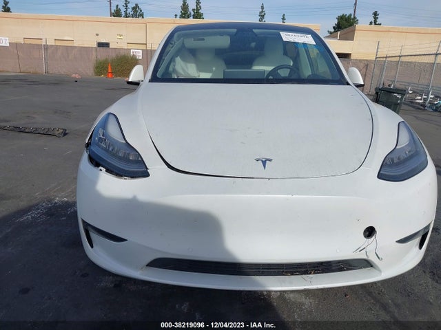 2021 TESLA MODEL Y LONG RANGE DUAL MOTOR ALL-WHEEL DRIVE VIN: 5YJYGDEE6MF093348