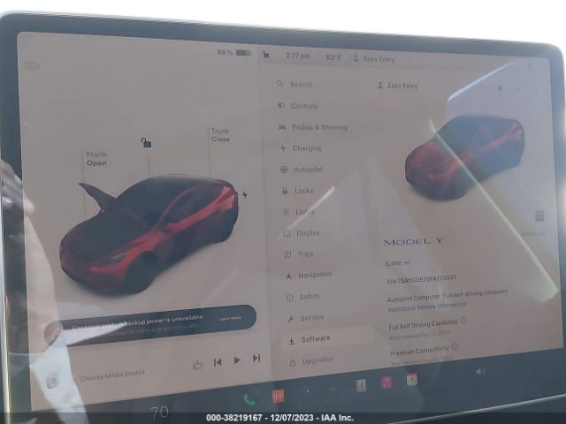 2023 TESLA MODEL Y 7SAYGDEE9PA150033 Photo 6