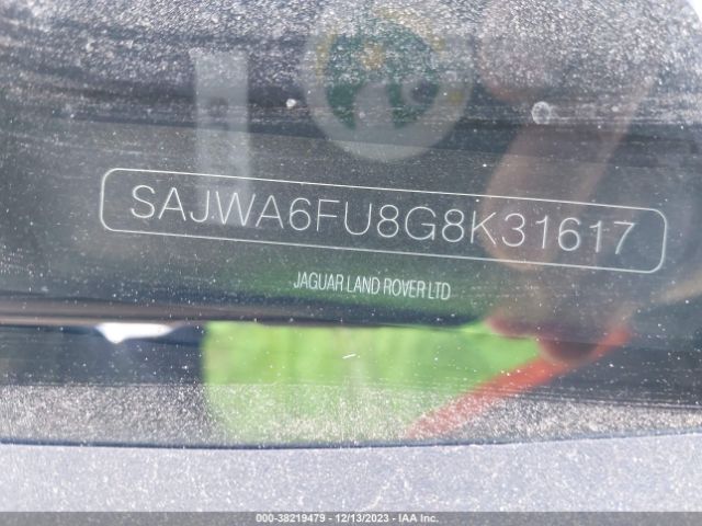 SAJWA6FU8G8K31617 Jaguar F-TYPE S