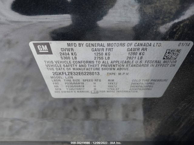 2GKFLZE32E6228013 GMC Terrain Denali