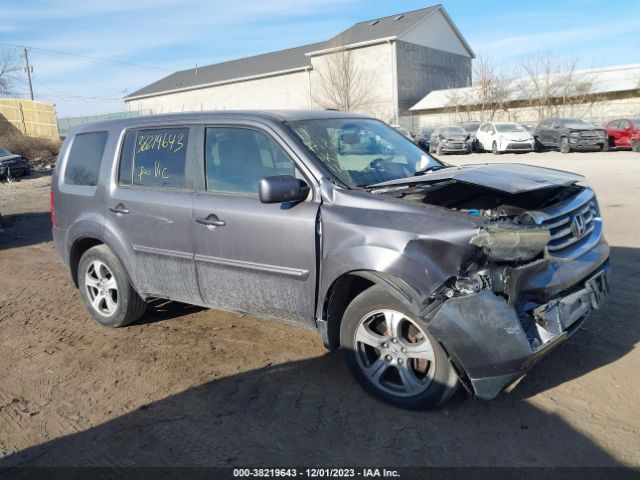 5FNYF4H59EB012441 Honda Pilot Ex-l