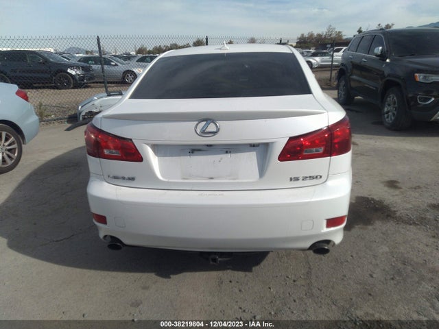 2008 LEXUS IS 250 VIN: JTHBK262585075491