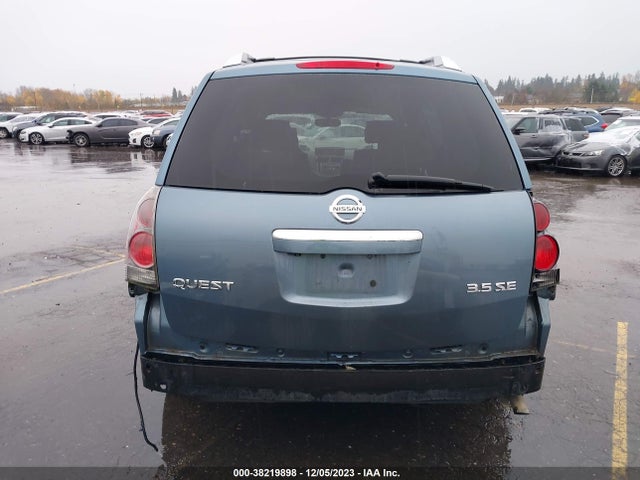 2009 NISSAN QUEST 3.5 SE VIN: 5N1BV28U89N101490