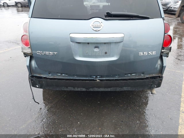 2009 NISSAN QUEST 3.5 SE VIN: 5N1BV28U89N101490