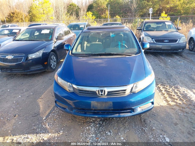 2012 HONDA CIVIC EX VIN: 19XFB2F83CE067894