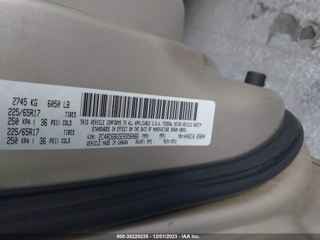 Dodge Grand Caravan Se 2014 2C4RDGBG5ER356066 Image 9
