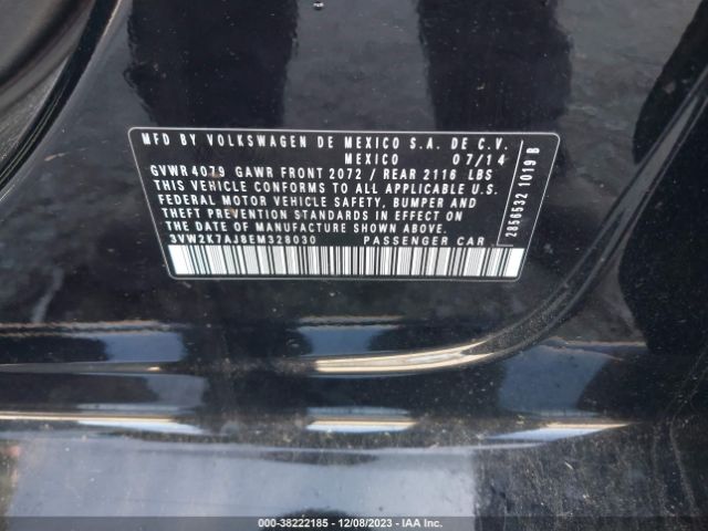 3VW2K7AJ8EM328030 Volkswagen Jetta 2.0l S