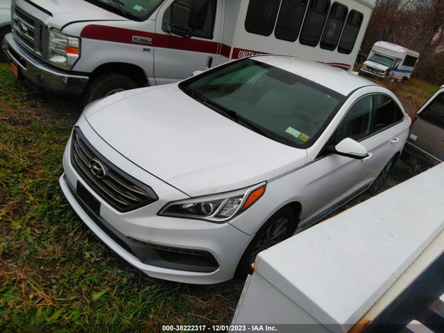 38222317 :رقم المزاد ، 5NPE34AF6FH062828 vin ، 2015 Hyundai Sonata Sport مزاد بيع