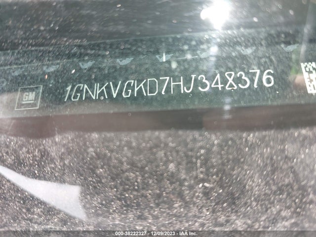 Chevrolet Traverse 1lt 2017 1GNKVGKD7HJ348376 Image 9