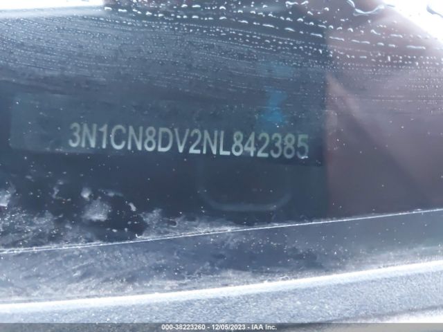 3N1CN8DV2NL842385 Nissan Versa 1.6 S Xtronic Cvt