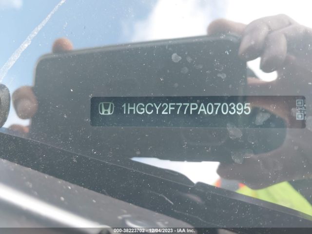 1HGCY2F77PA070395 Honda Accord Hybrid Sport-l
