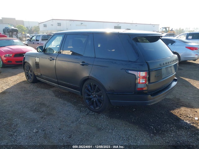 2016 LAND ROVER RANGE ROVER 5.0L V8 SUPERCHARGED VIN: SALGS3EF5GA258082