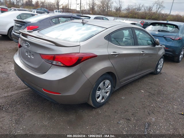 2016 HYUNDAI ELANTRA SE VIN: 5NPDH4AE0GH751463