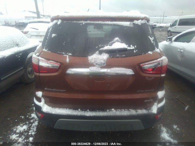 2019 FORD ECOSPORT TITANIUM VIN: MAJ6S3KL5KC291454