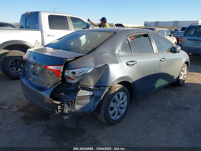 2016 TOYOTA COROLLA LE VIN: 2T1BURHE5GC687784