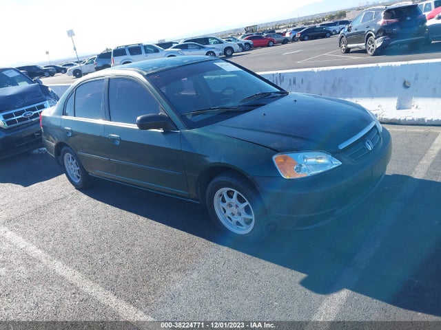 2001 HONDA CIVIC LX VIN: 2HGES16581H584364