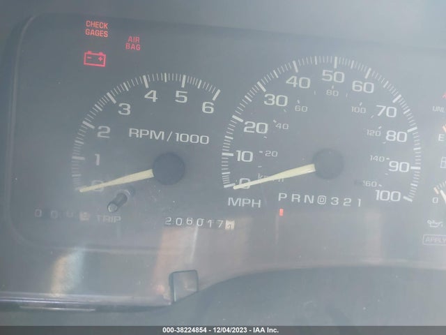 1998 GMC SIERRA 1500 SL WIDESIDE VIN: 1GTEC19R2WR507779