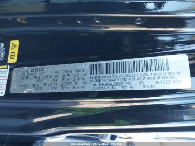 Jeep Wrangler Unlimited Sport S 4x4 2020 1C4HJXDN0LW248166 Image 9