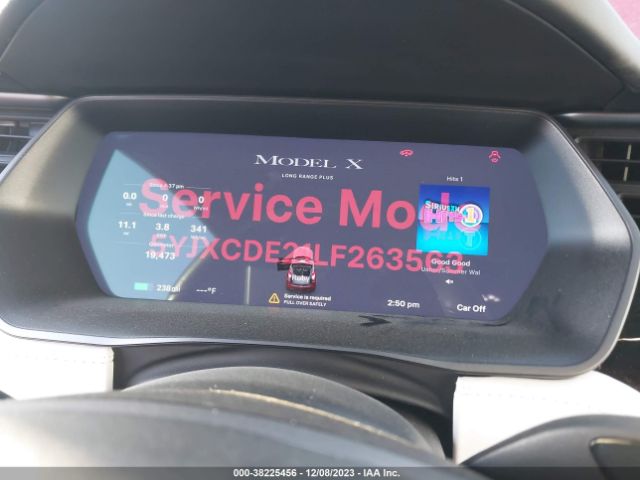 5YJXCDE21LF263563 Tesla Model X Long Range Dual Motor All-wheel Drive/long Range Plus Dual Motor All-wheel Drive