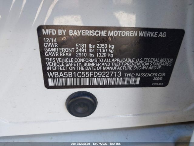 WBA5B1C55FD922713 BMW 535i