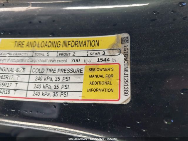 1GTG5CEN6J1291380 GMC CANYON SLE