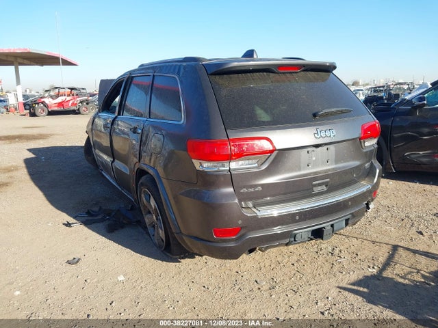 Продаж на аукціоні авто 2014 Jeep Grand Cherokee Overland, vin: 1C4RJFCT2EC432379, номер лоту: 38227081