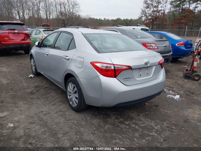 2015 TOYOTA COROLLA LE VIN: 2T1BURHEXFC319017