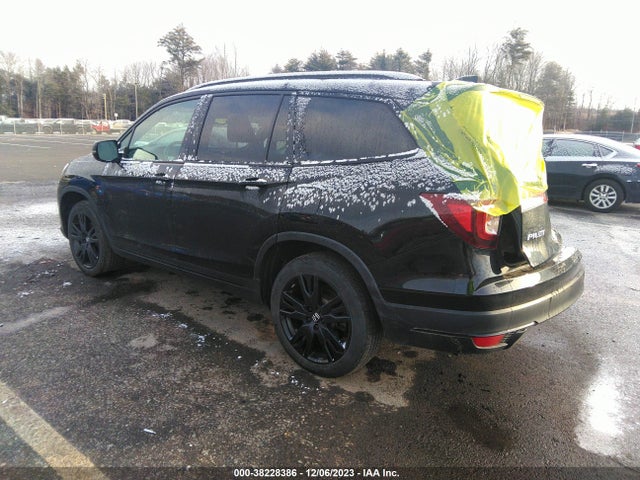 2021 HONDA PILOT AWD BLACK EDITION VIN: 5FNYF6H74MB034181