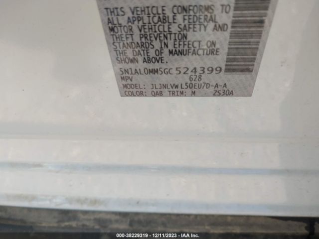 5N1AL0MM5GC524399 Infiniti QX60