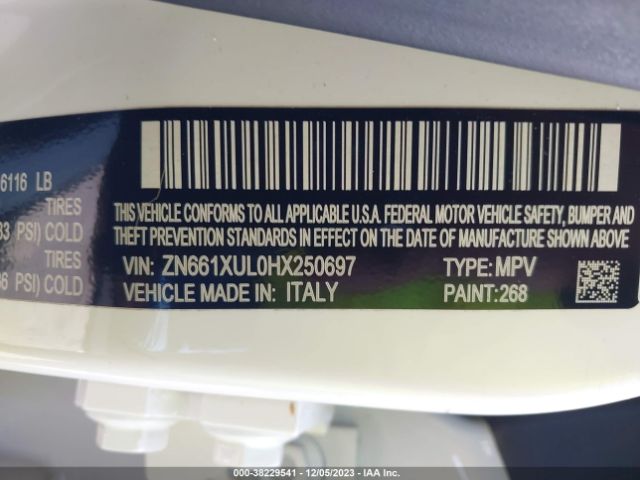 ZN661XUL0HX250697 Maserati Levante