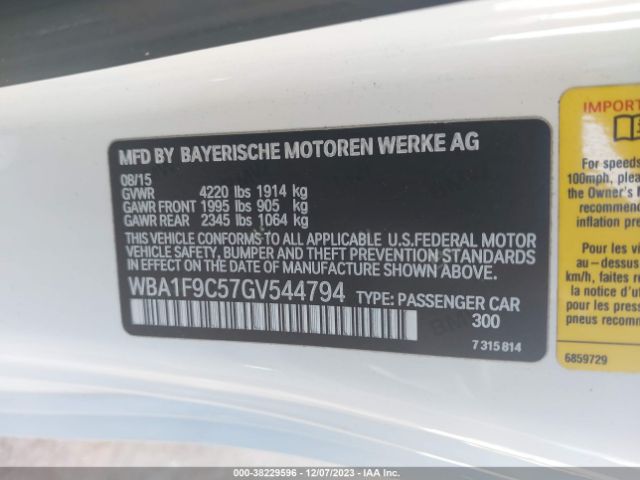 2016 BMW 228I WBA1F9C57GV544794 Photo 8