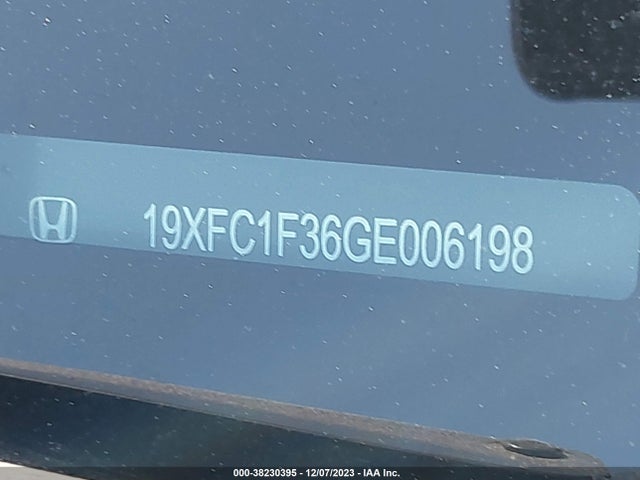Honda Civic Ex-t 2016 19XFC1F36GE006198 Image 9