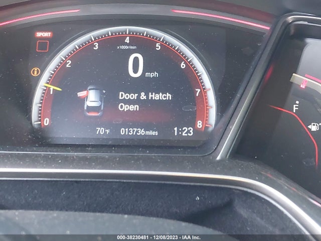 2021 HONDA CIVIC TYPE-R TOURING VIN: SHHFK8G78MU203827