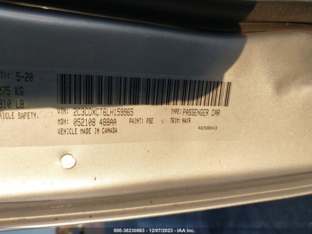 Dodge Charger R/t Rwd 2020 2C3CDXCT6LH159965 Image 9