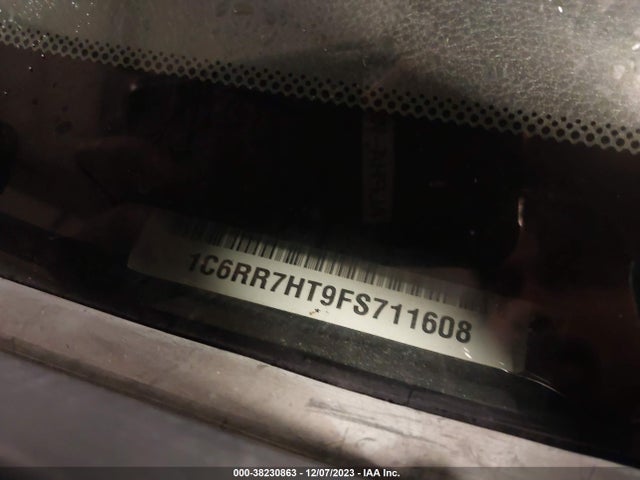 RAM 1500 Sport 2015 1C6RR7HT9FS711608 Image 9