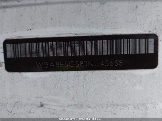 WBA8E5G58JNU45638 BMW 320i Xdrive