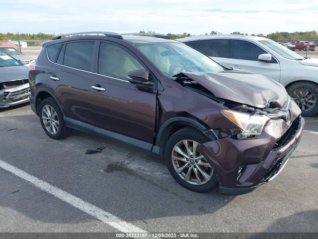 38233187 :رقم المزاد ، 2T3YFREV5JW435202 vin ، 2018 Toyota Rav4 Limited مزاد بيع