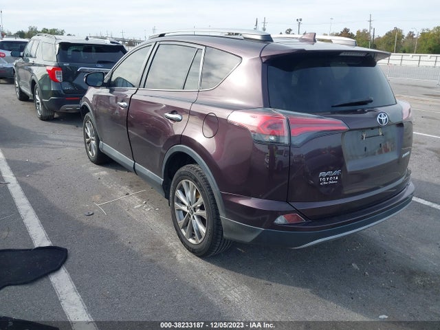 38233187 :رقم المزاد ، 2T3YFREV5JW435202 vin ، 2018 Toyota Rav4 Limited مزاد بيع
