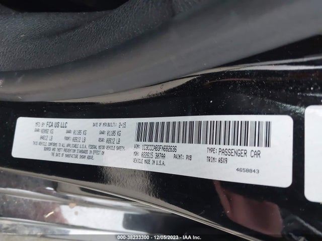 1C3CCCAB3FN682636 Chrysler 200 Limited