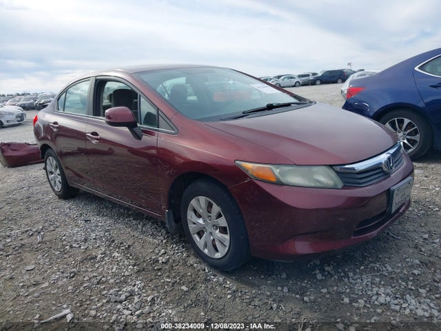 2012 HONDA CIVIC LX VIN: 19XFB2F54CE032089