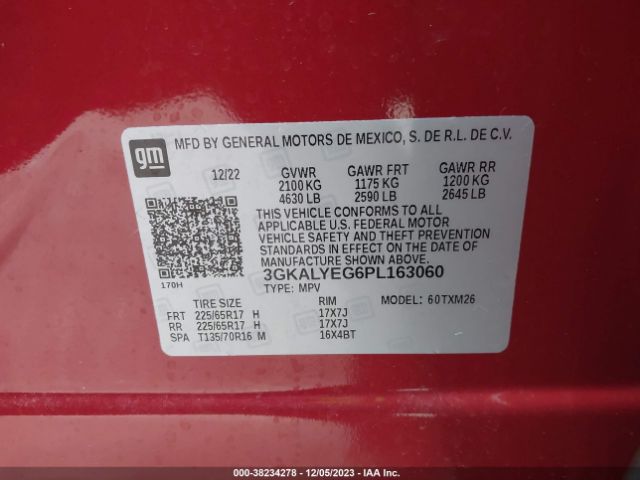 3GKALYEG6PL163060 GMC Terrain Awd At4