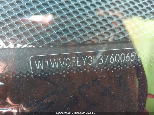 2020 MERCEDES-BENZ METRIS VIN: W1WV0FEY3L3760065