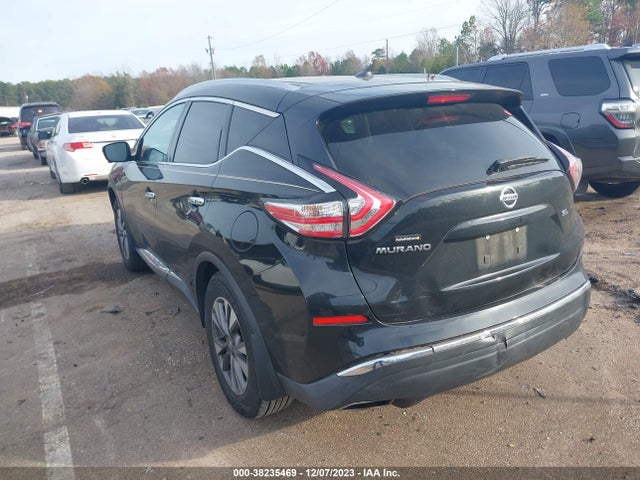 2015 Nissan Murano Sl მანქანა იყიდება აუქციონზე, vin: 5N1AZ2MG5FN258180, აუქციონის ნომერი: 38235469