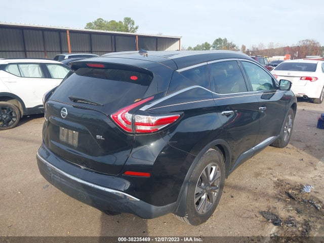 2015 Nissan Murano Sl მანქანა იყიდება აუქციონზე, vin: 5N1AZ2MG5FN258180, აუქციონის ნომერი: 38235469