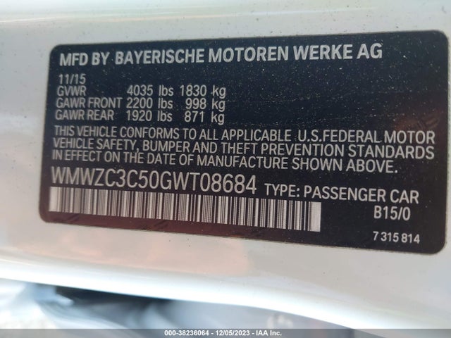 2016 MINI COUNTRYMAN WMWZC3C50GWT08684 Photo 8