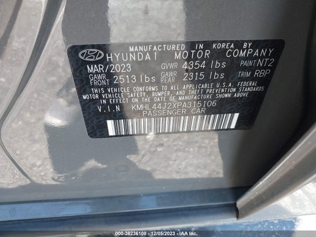 2023 HYUNDAI SONATA N LINE VIN: KMHL44J2XPA315106